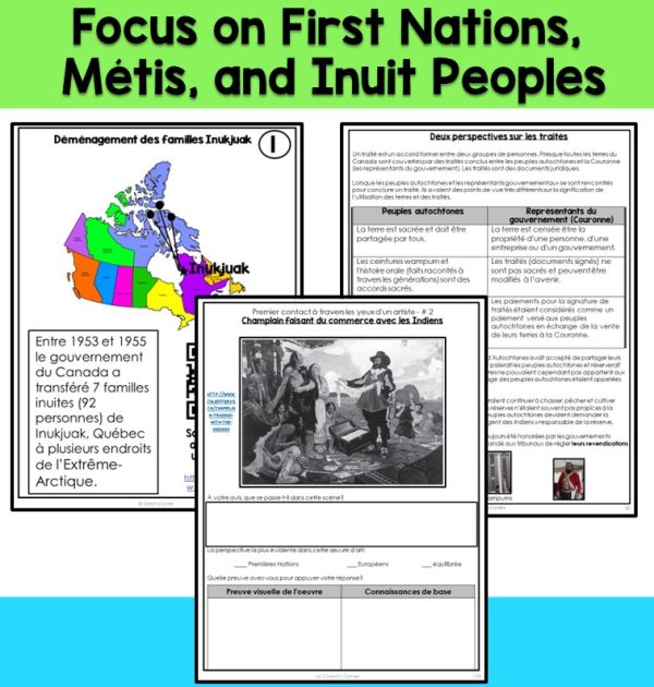 Ontario Grade 5|6 Social Studies | Strand A Heritage and Identity | FRENCH
